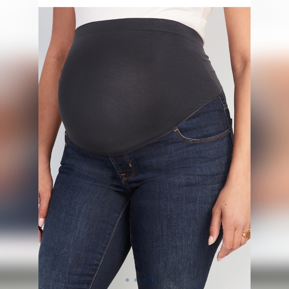 Old Navy Maternity Full Panel Pop Icon Skinny Jeans Size 8 Short - Picture 2 of 3